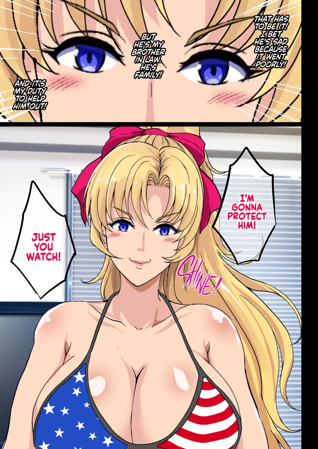 Blond Sister-in-Law NTR Porn Comic english 08