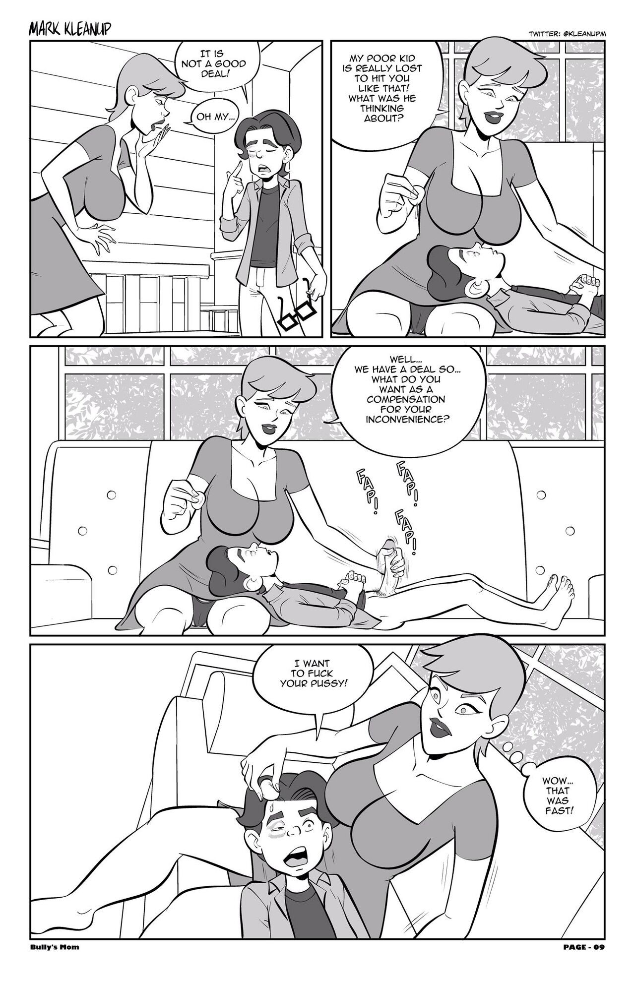 Bully’s Mom By MarkKleanup Porn Comic english 10