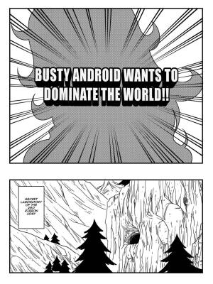 Dagon Ball: Busty Android Wants To Dominate The World!! Porn Comic english 03