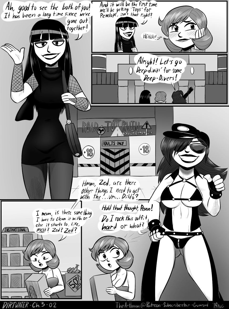 DirtWater Part 3: Dark Chambers Porn Comic english 03