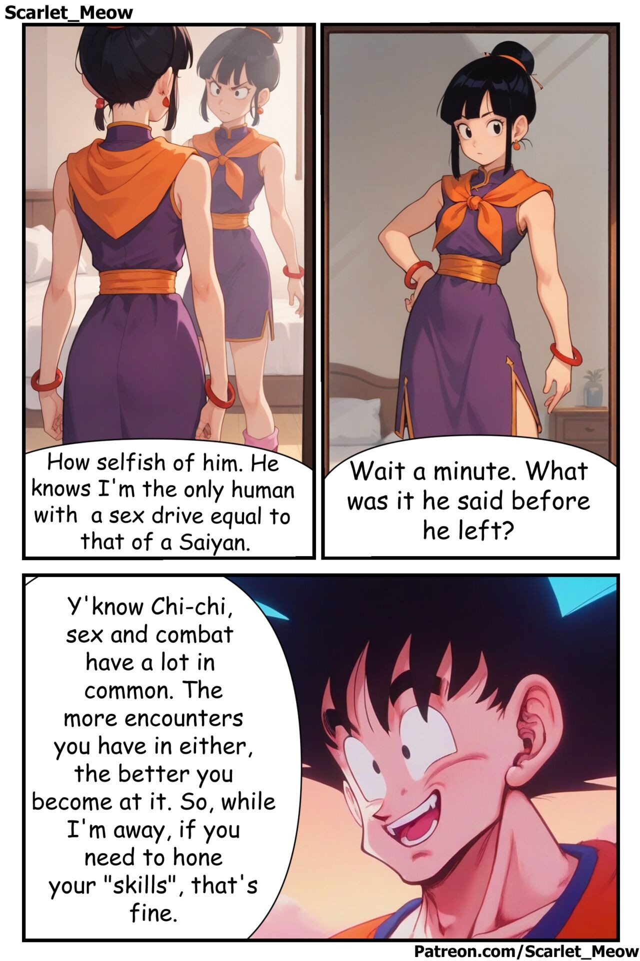 Goku’s Absence Part 1: Tempting Tien Porn Comic english 03