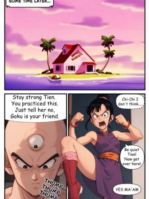 Goku’s Absence Part 1: Tempting Tien Porn Comic english 08