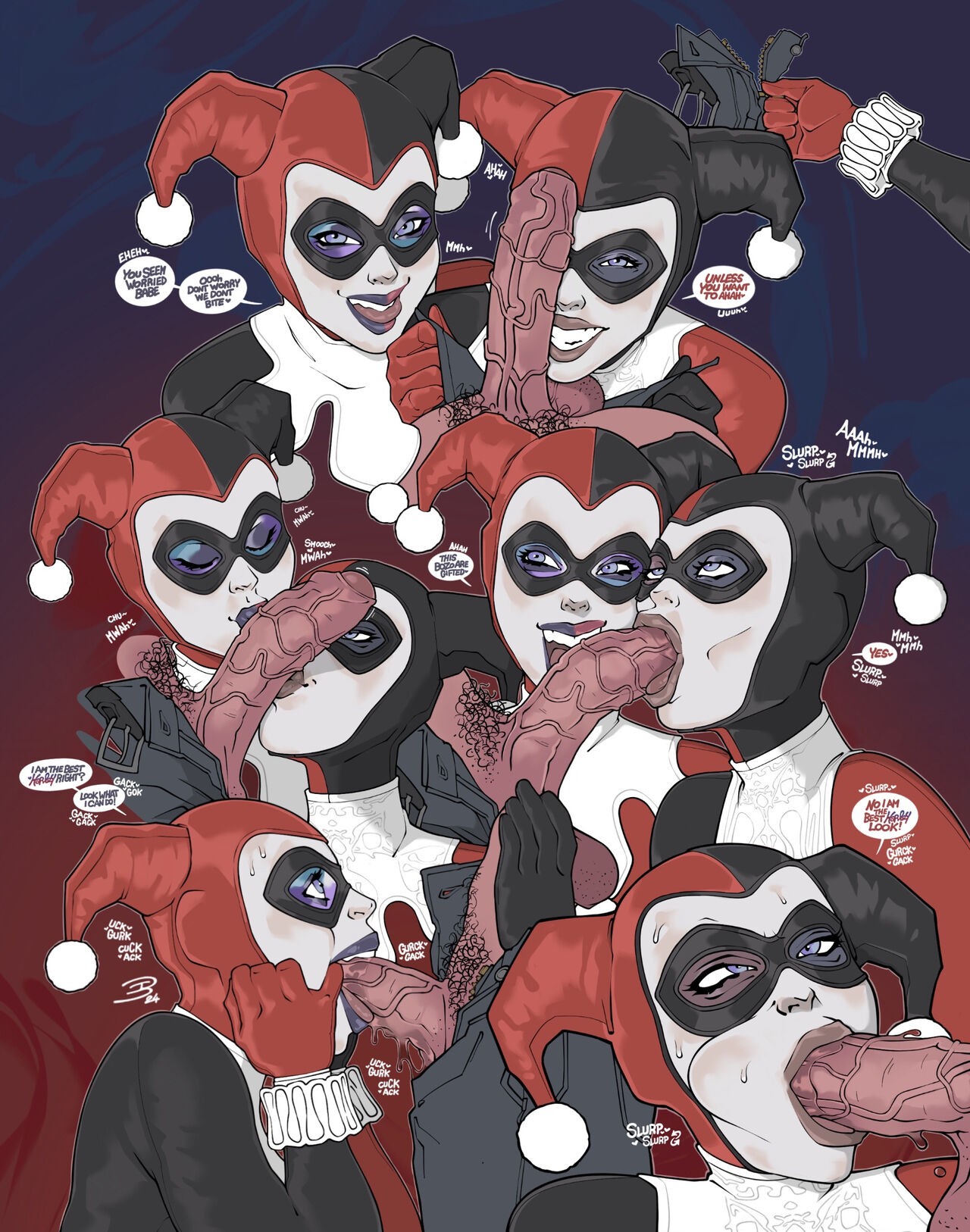 Harley Quinn By TWDibi Porn Comic english 12