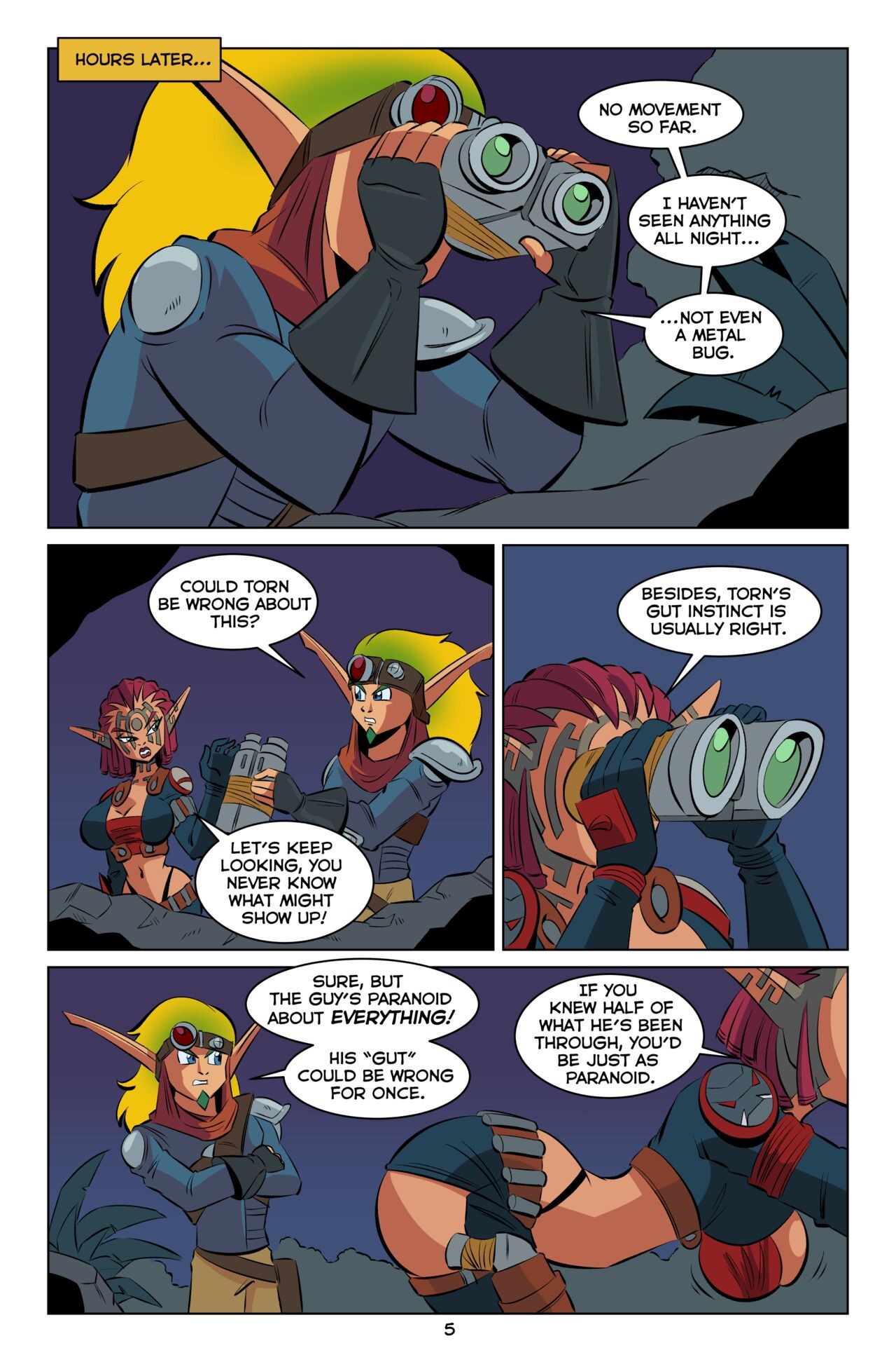 Jak And Ashelin: Stakeout Porn Comic english 06