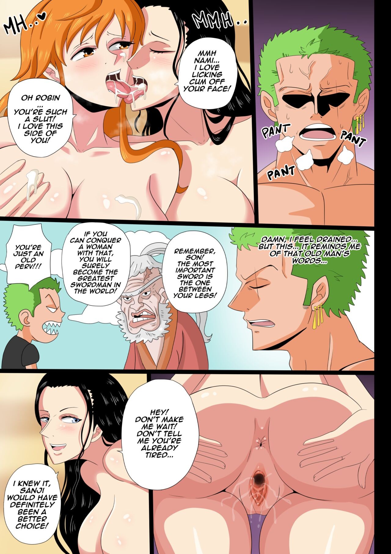 Nami And Robin’s Wild Desires Porn Comic english 13