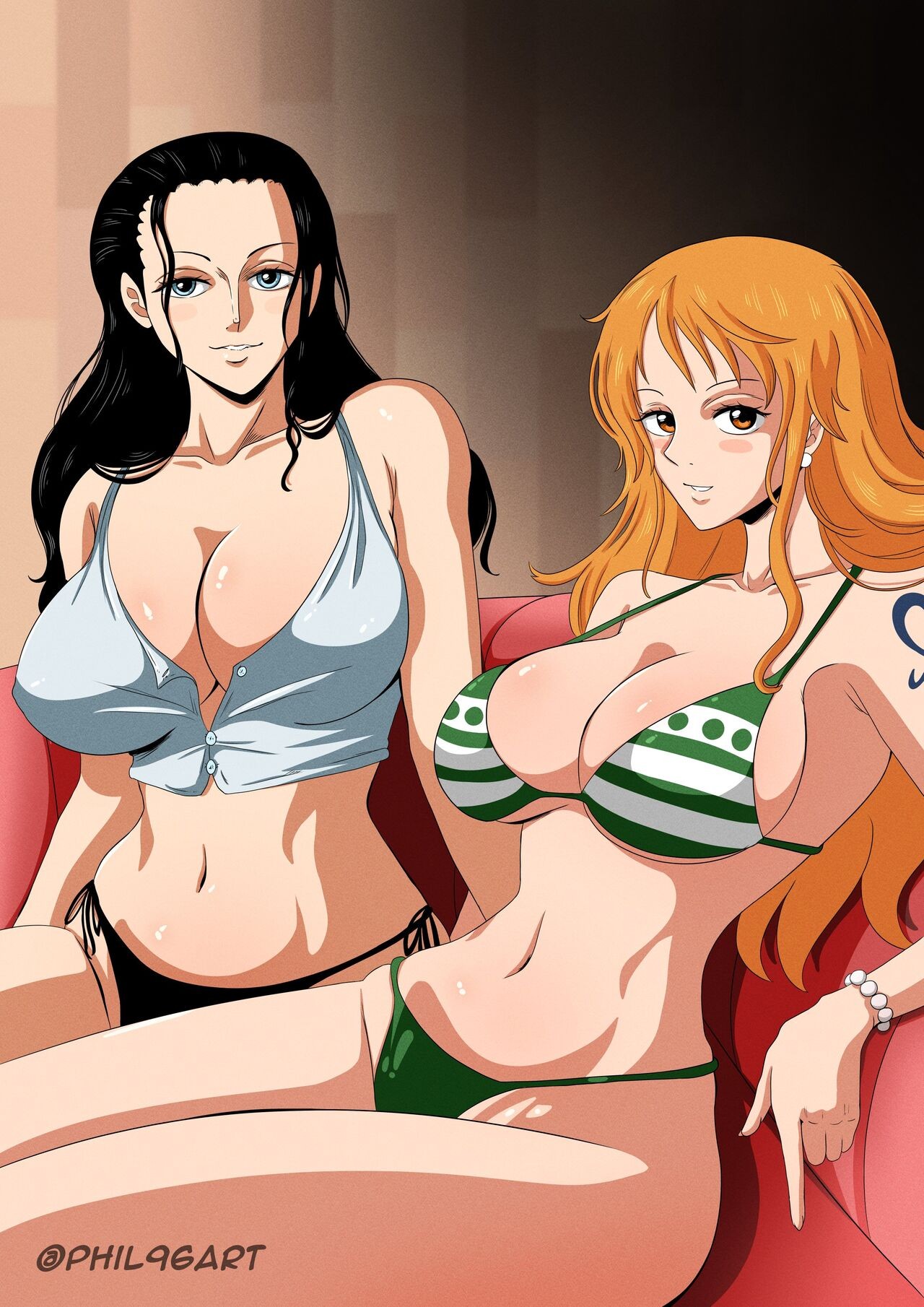 Nami And Robin’s Wild Desires Porn Comic english 20