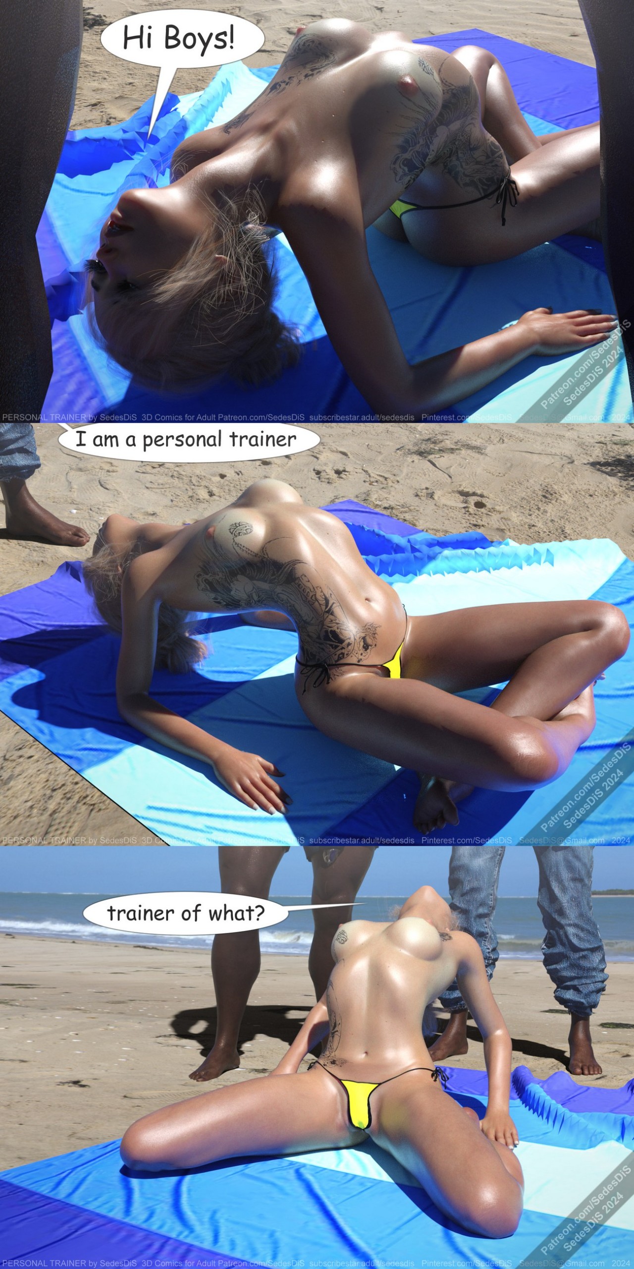 Personal Trainer By SedesDiS Porn Comic english 04