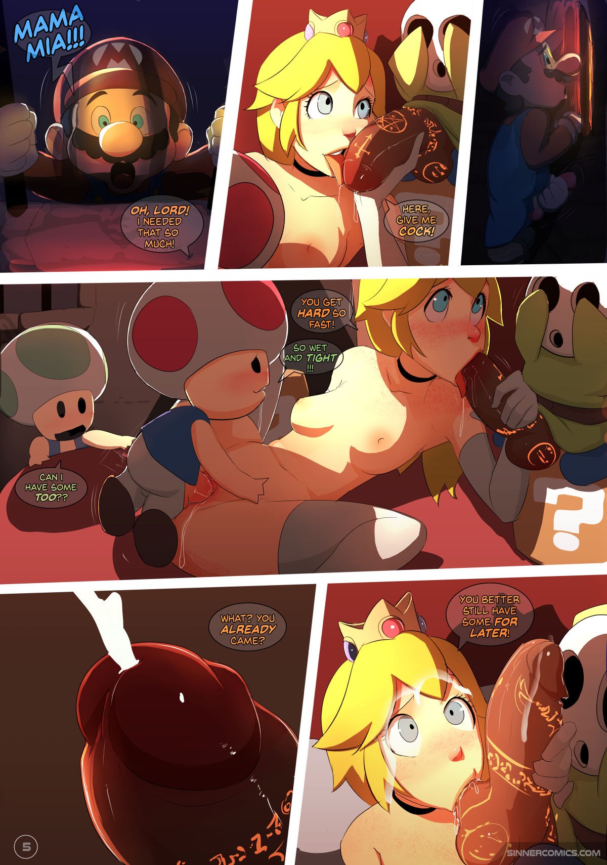 Princess Peach By Sillygirl Porn Comic english 06