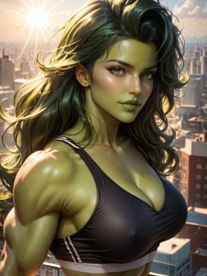 She-Hulk: Tropical Summer Porn Comic english 09