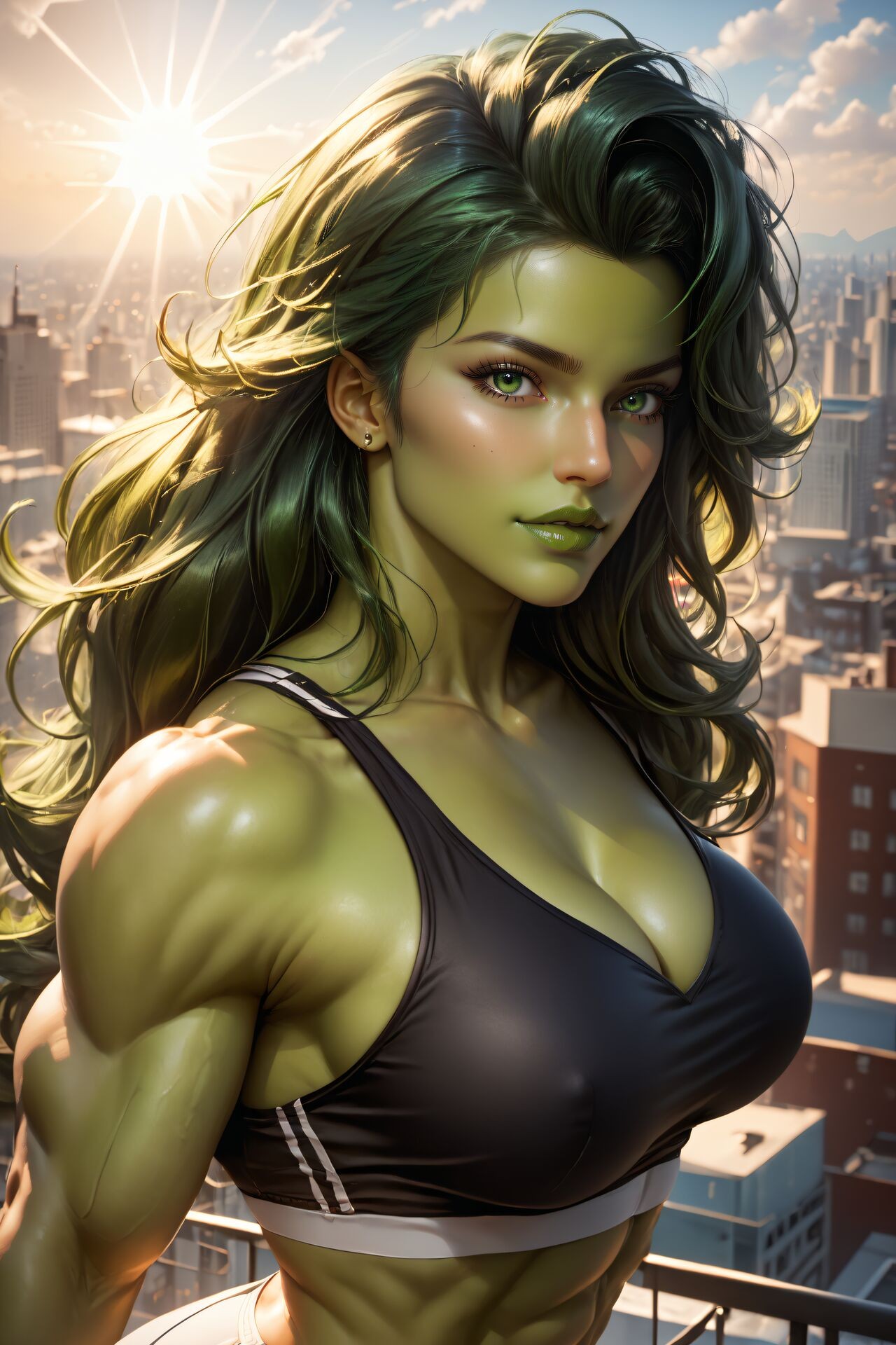 She-Hulk: Tropical Summer Porn Comic english 09