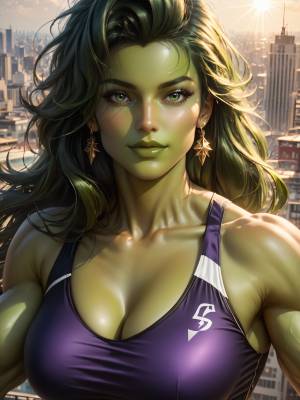 She-Hulk: Tropical Summer Porn Comic english 10