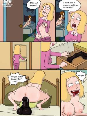 Sneaking Into Morty’s Room At Night Porn Comic english 07