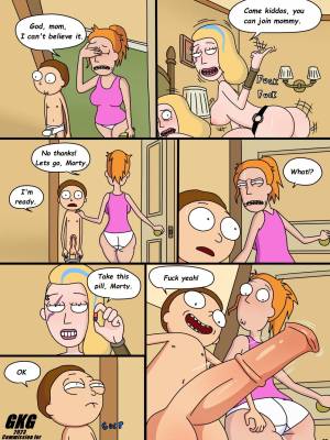 Sneaking Into Morty’s Room At Night Porn Comic english 10