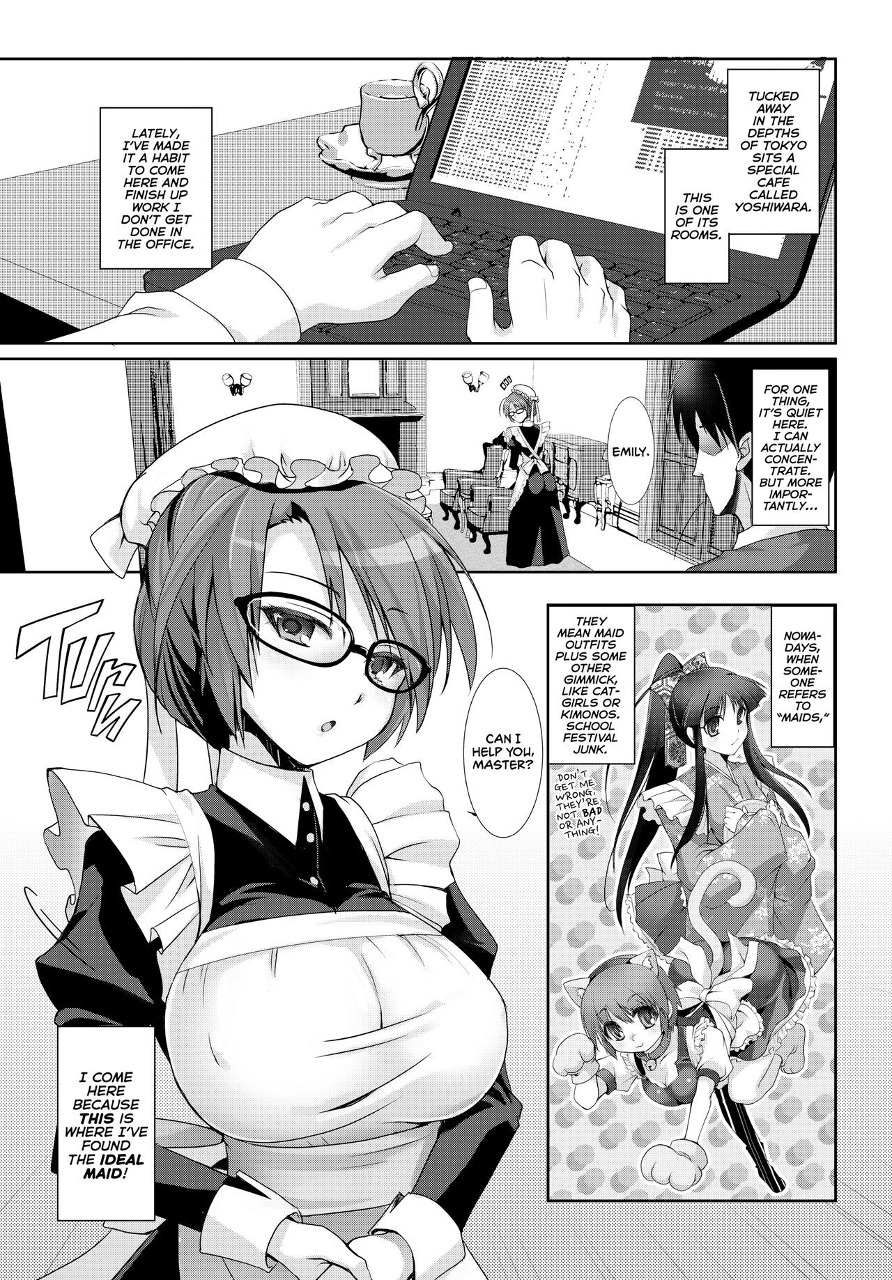 That Prim and Proper Maid Exterior Is Hiding Something Big...  Porn Comic english 02