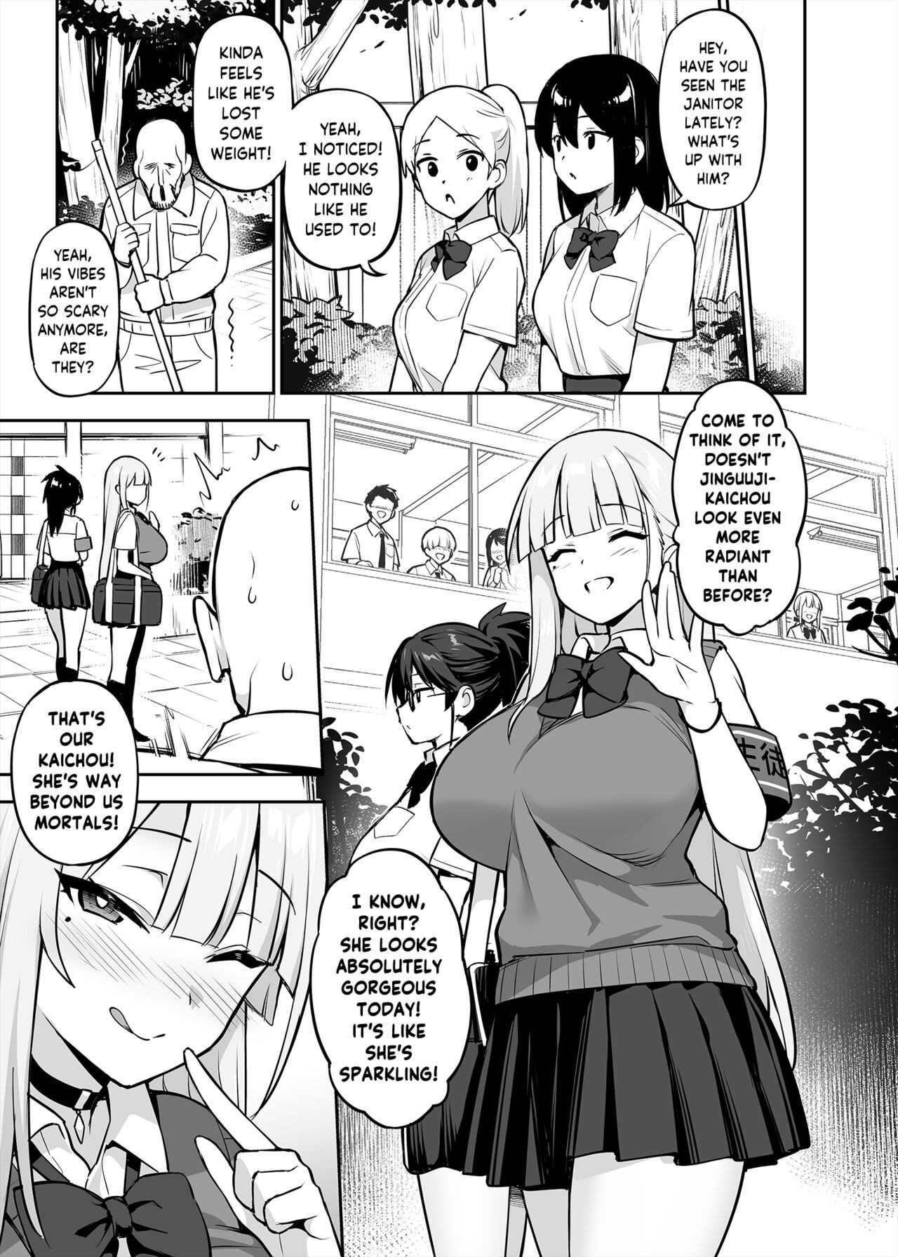 The Beloved Student Council President With tTe Obscenely Big Tits Porn Comic english 36