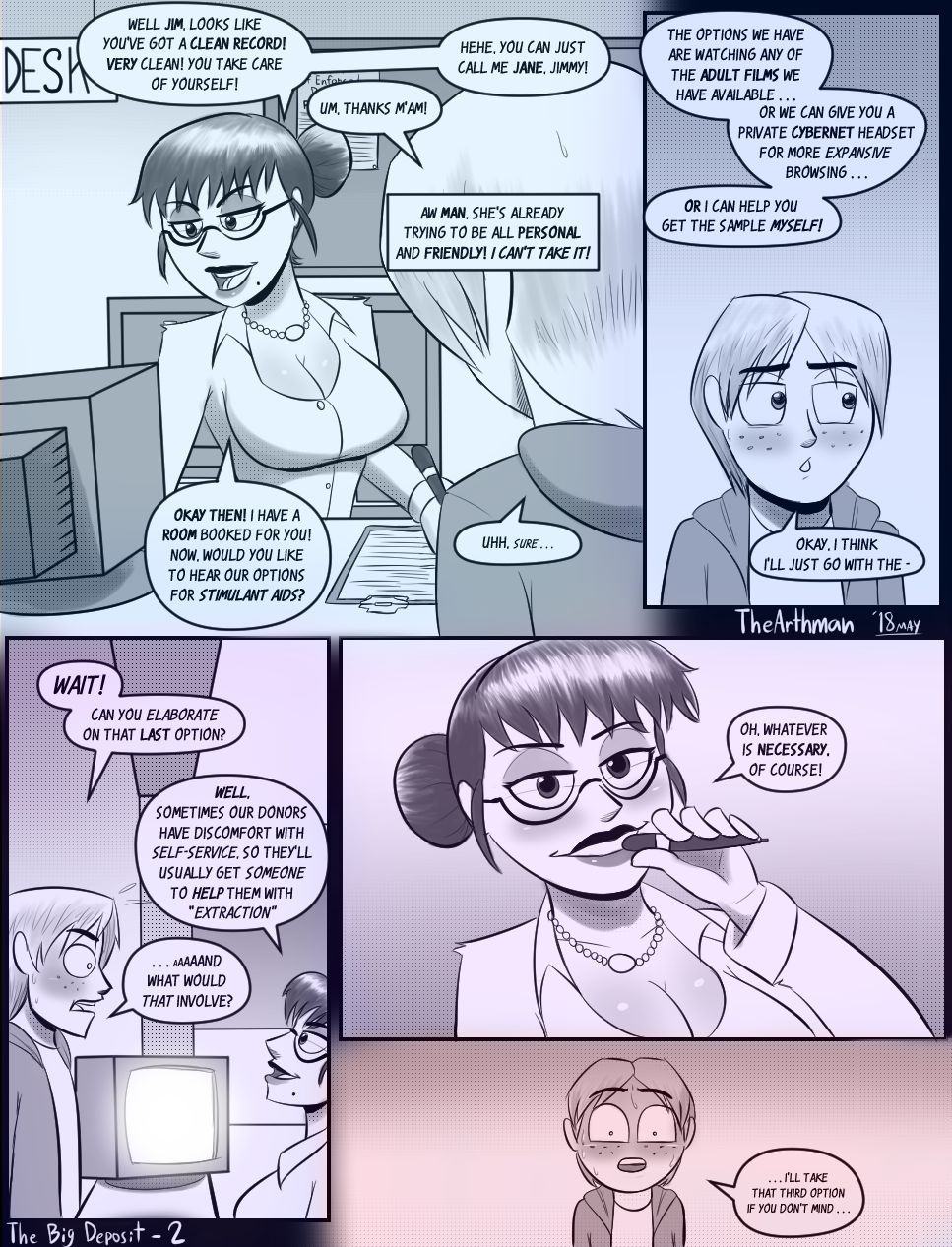 The Big Deposit Part 1 Porn Comic english 03