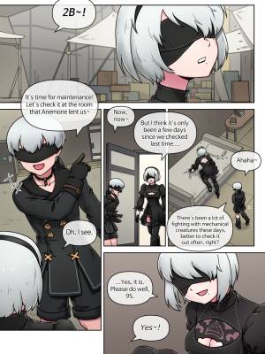 Time For Maintenance, 2B Porn Comic english 03