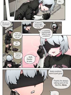 Time For Maintenance, 2B Porn Comic english 23