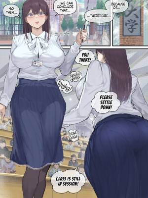 Touko Amamiya: Wife, Scholar, Professor In HEAT Porn Comic english 02