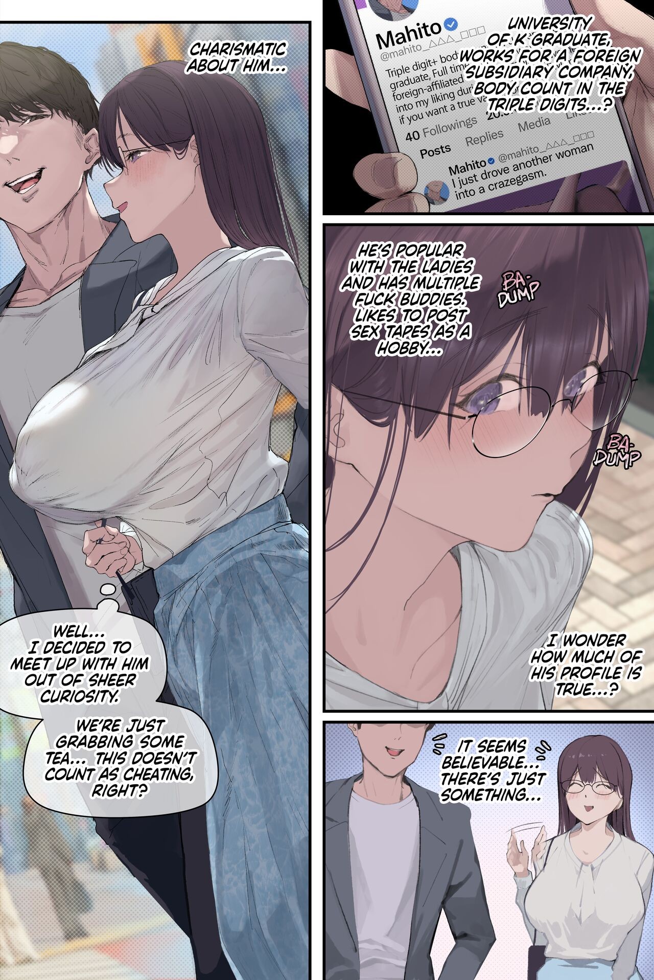 Touko Amamiya: Wife, Scholar, Professor In HEAT Porn Comic english 19