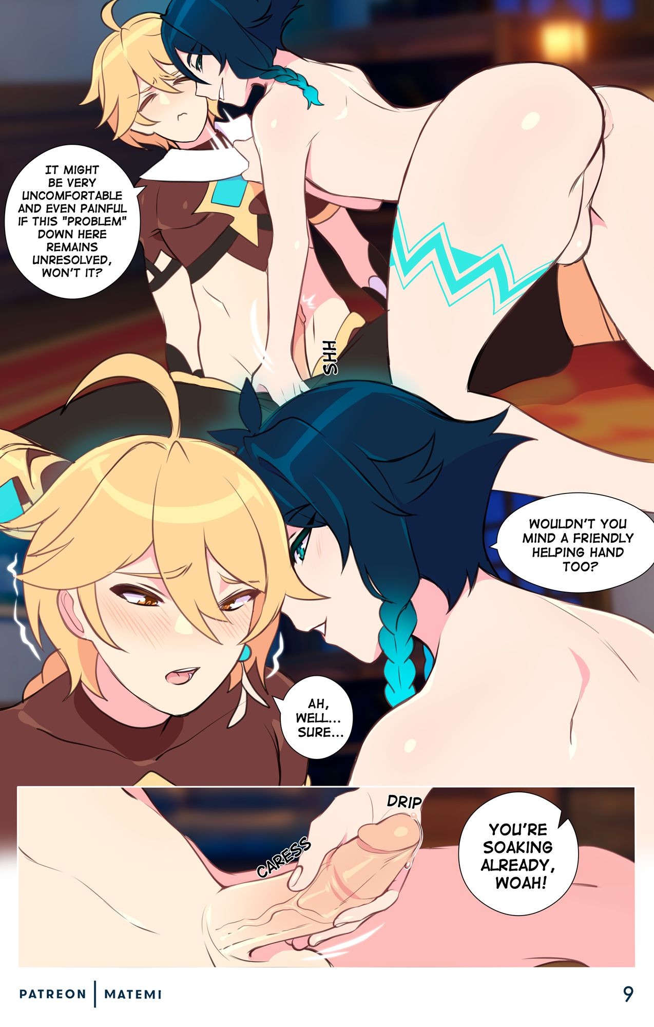 Venti X Sora Porn Comic english 09