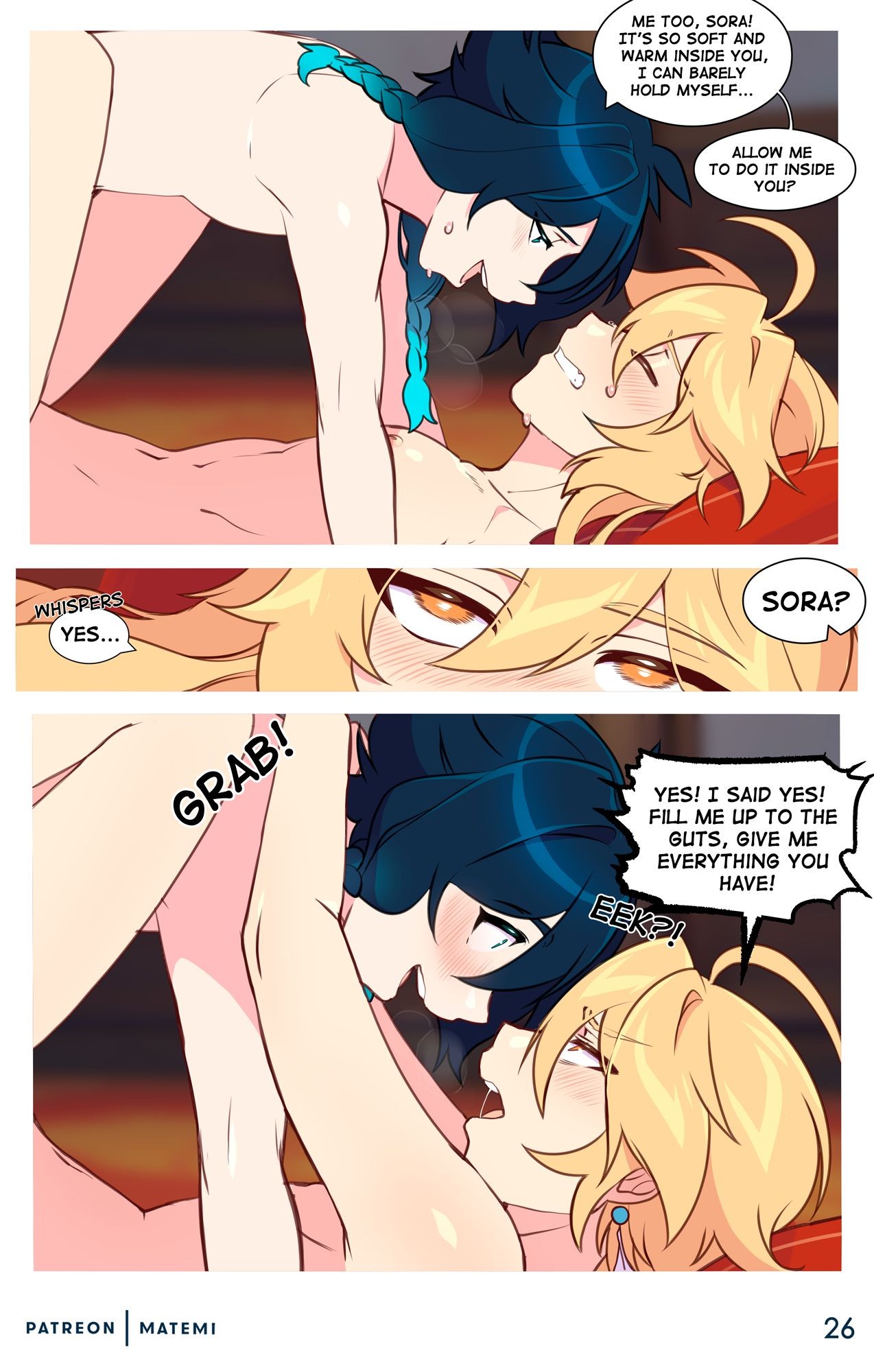 Venti X Sora Porn Comic english 26