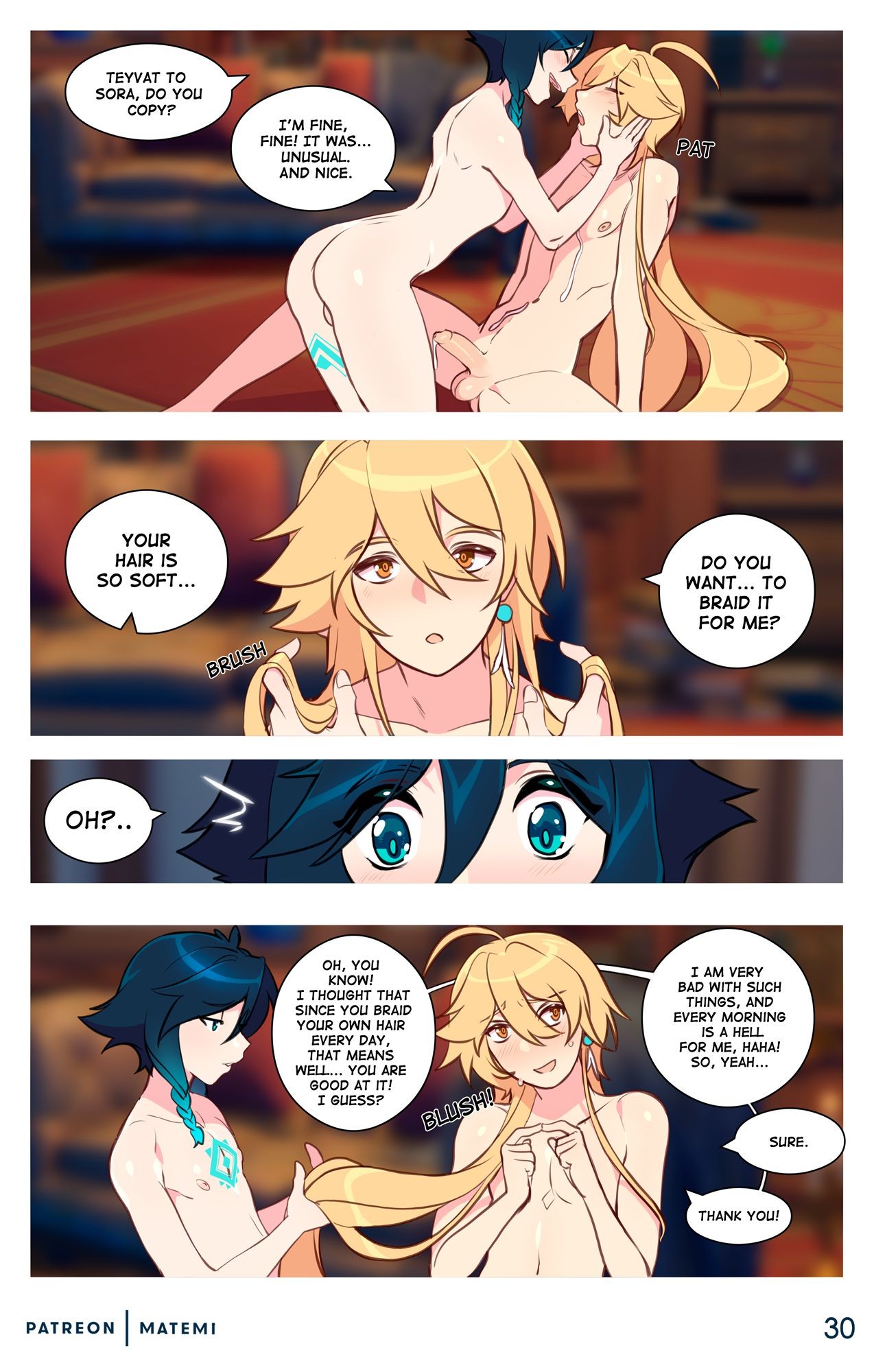 Venti X Sora Porn Comic english 30