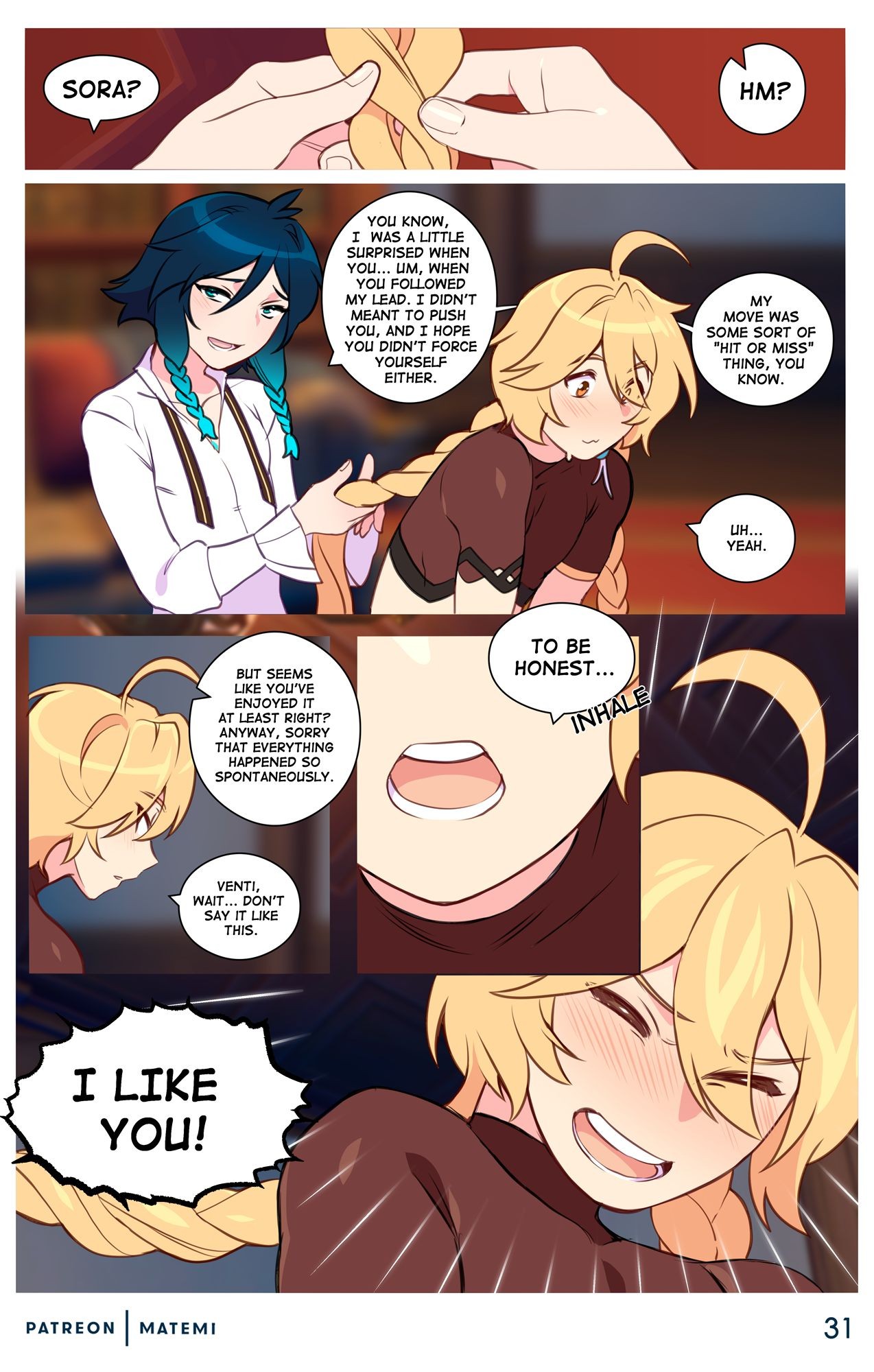 Venti X Sora Porn Comic english 31