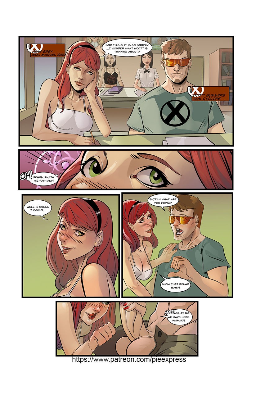 X-Men: School Daze Porn Comic english 06