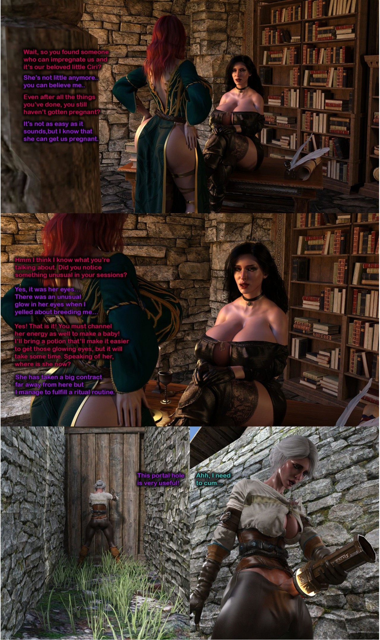 Yennerfer’s Ritual Porn Comic english 86