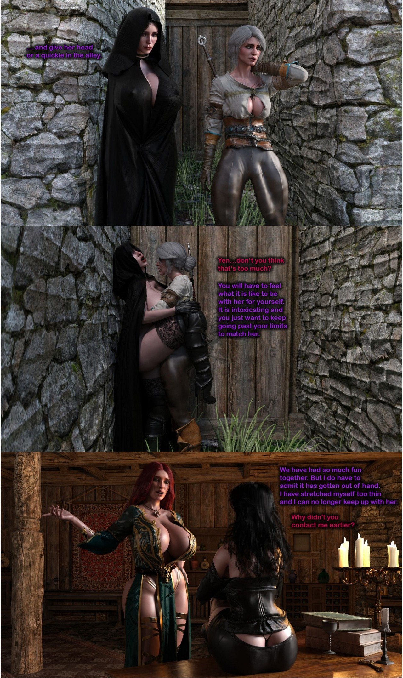 Yennerfer’s Ritual Porn Comic english 88