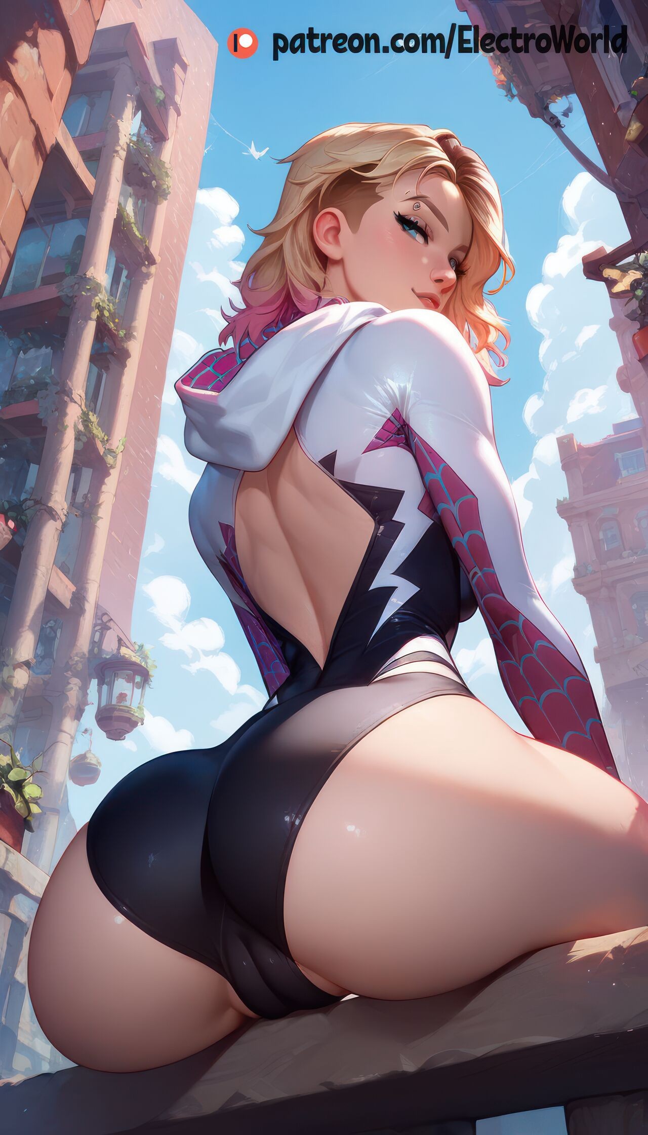 AI Generated: Spider Gwen Porn Comic english 05