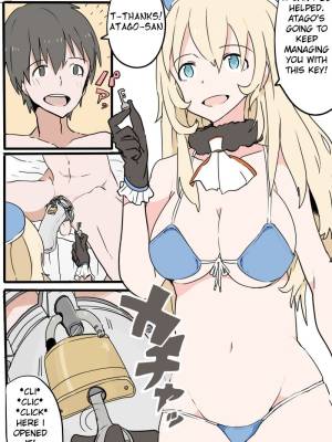 Atago-san ni Shasei Kanri sareru Manga: Zenpen Porn Comic english 06