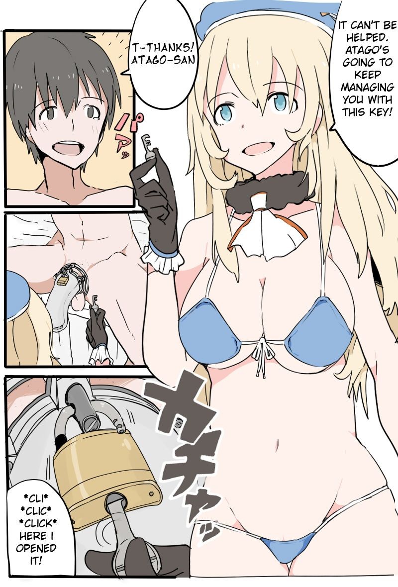 Atago-san ni Shasei Kanri sareru Manga: Zenpen Porn Comic english 06