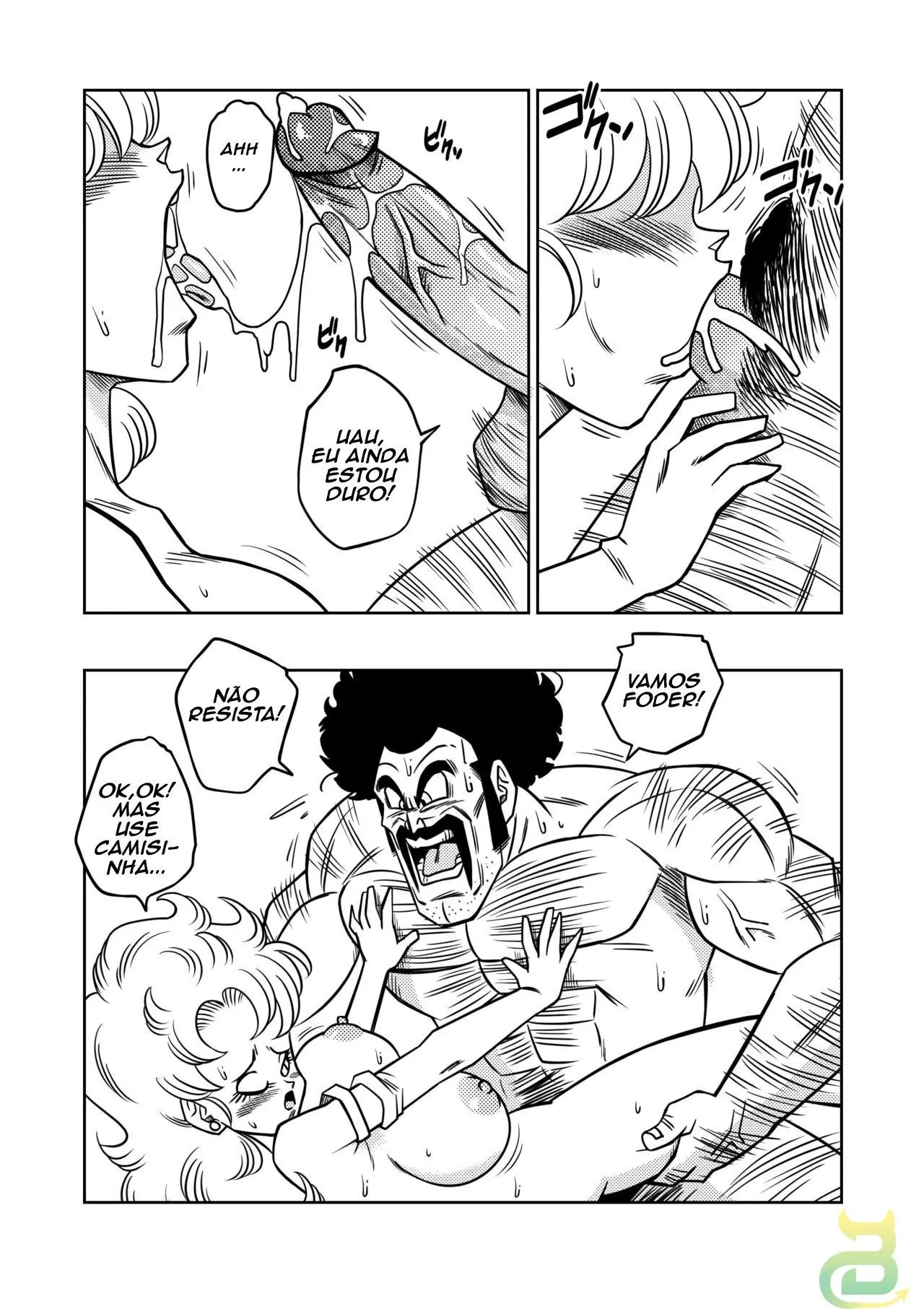 Dagon Ball: Mister Satan’s Secret Training Porn Comic english 11