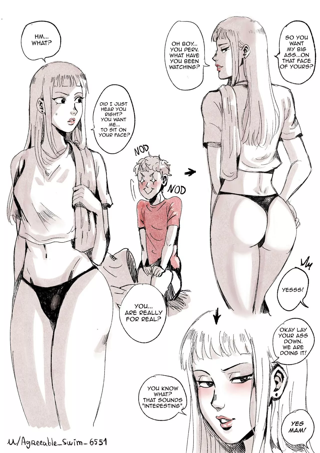 Facesitting [Agreeable_Swim_6551] - English - Porn Comic