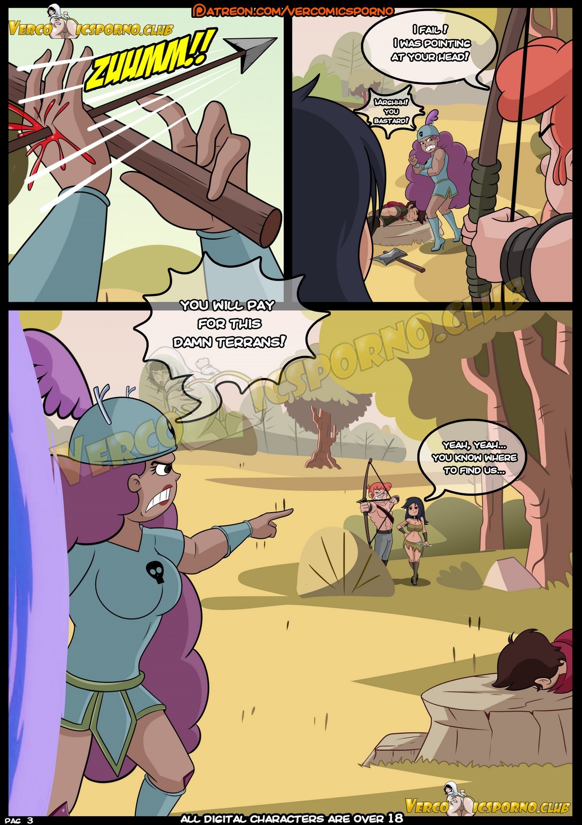 Marco vs The Forces Of Time Part 2: Consequences Porn Comic english 04