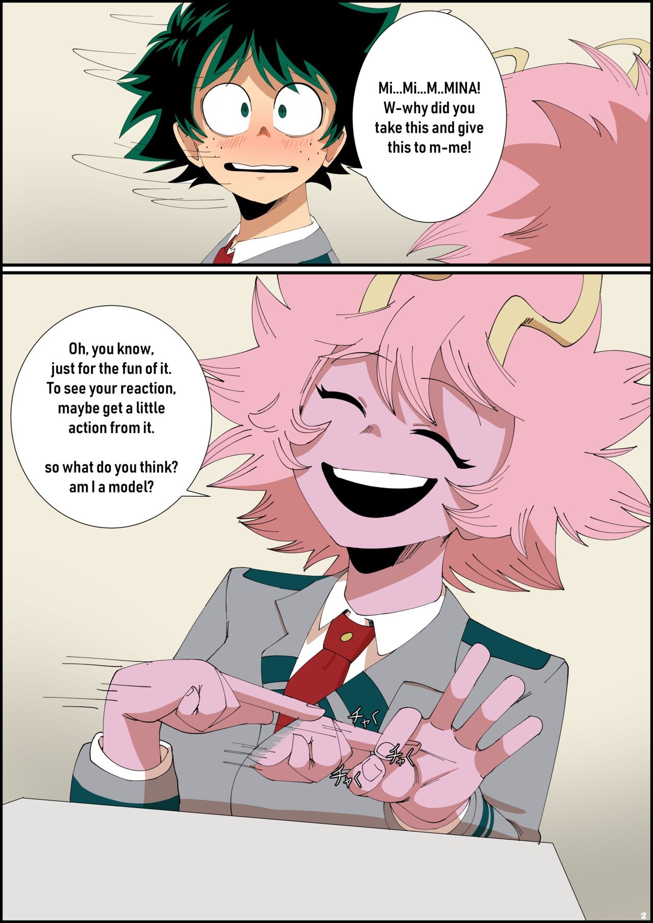 Mina X Deku By TheHumanCopier Porn Comic english 03