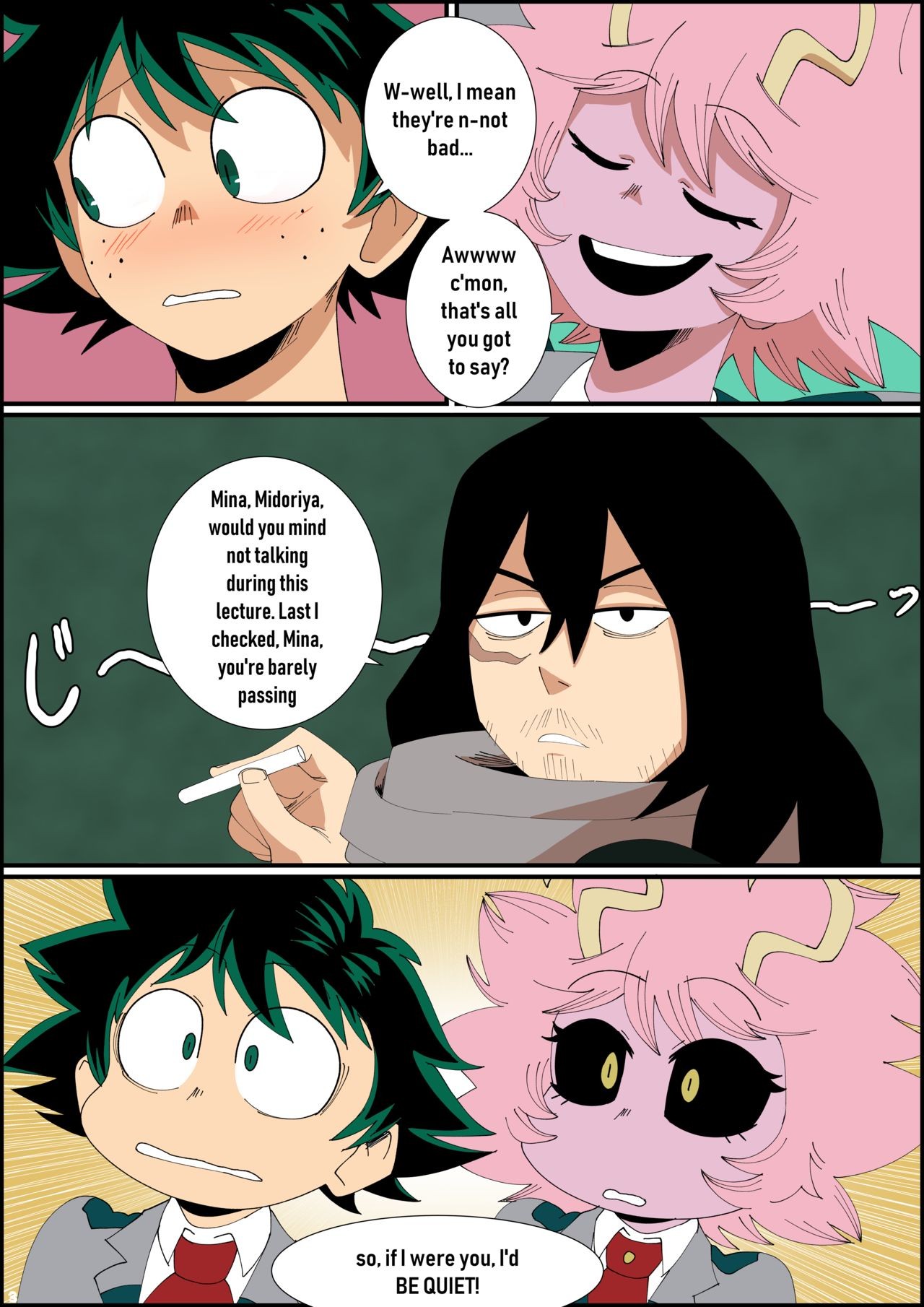 Mina X Deku By TheHumanCopier Porn Comic english 04