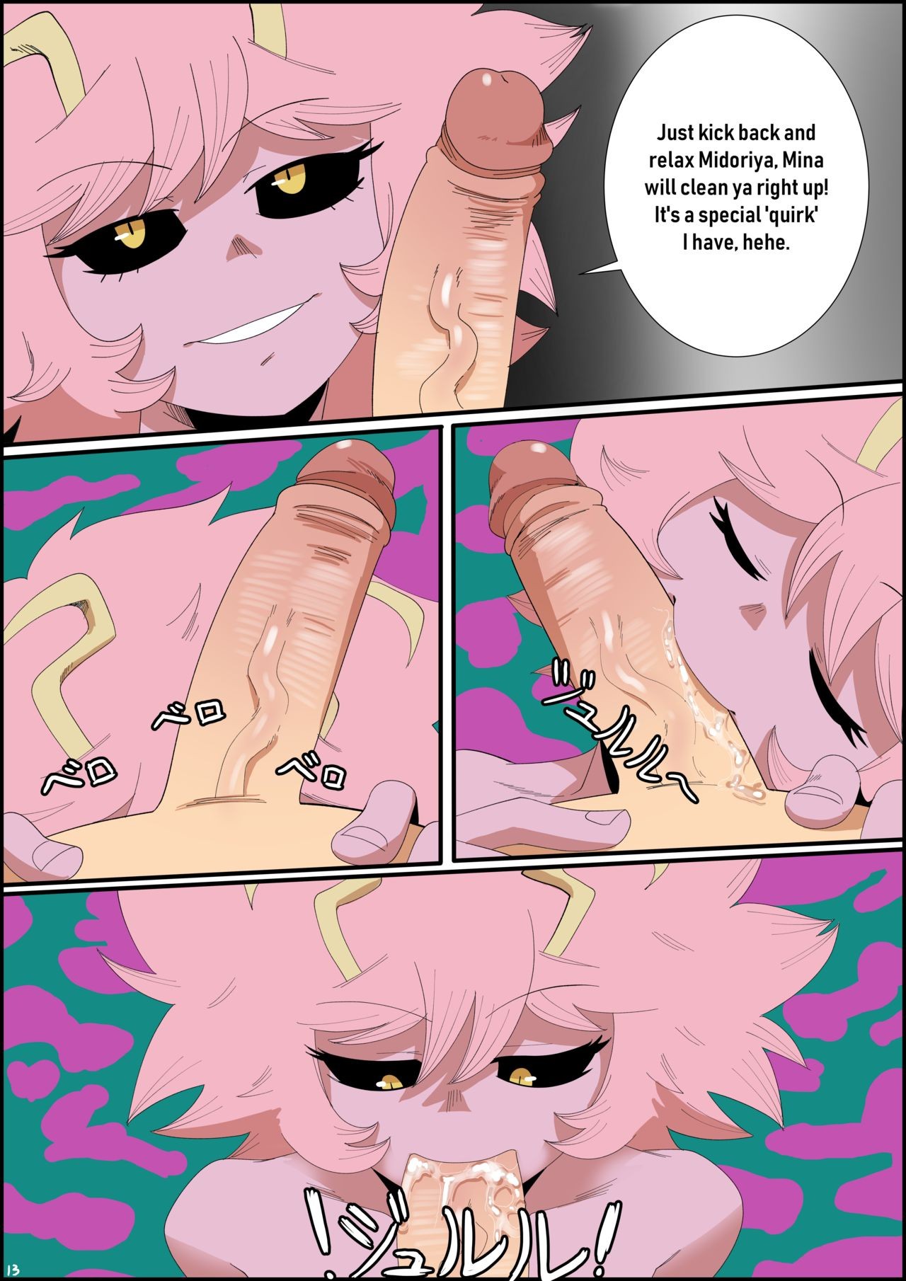 Mina X Deku By TheHumanCopier Porn Comic english 14