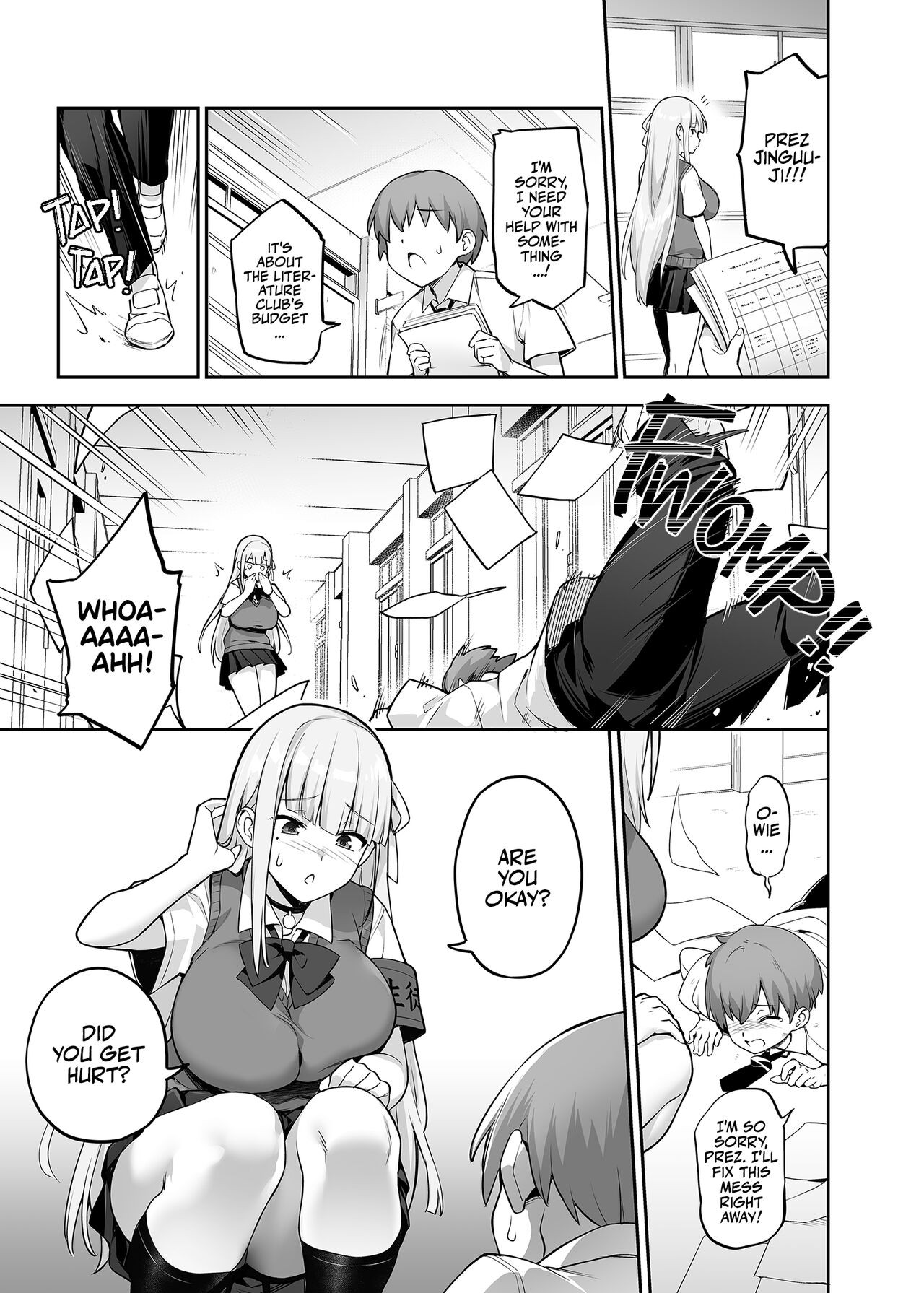 Our Beloved School Prez’s TITS Are Too BIG! Porn Comic english 10