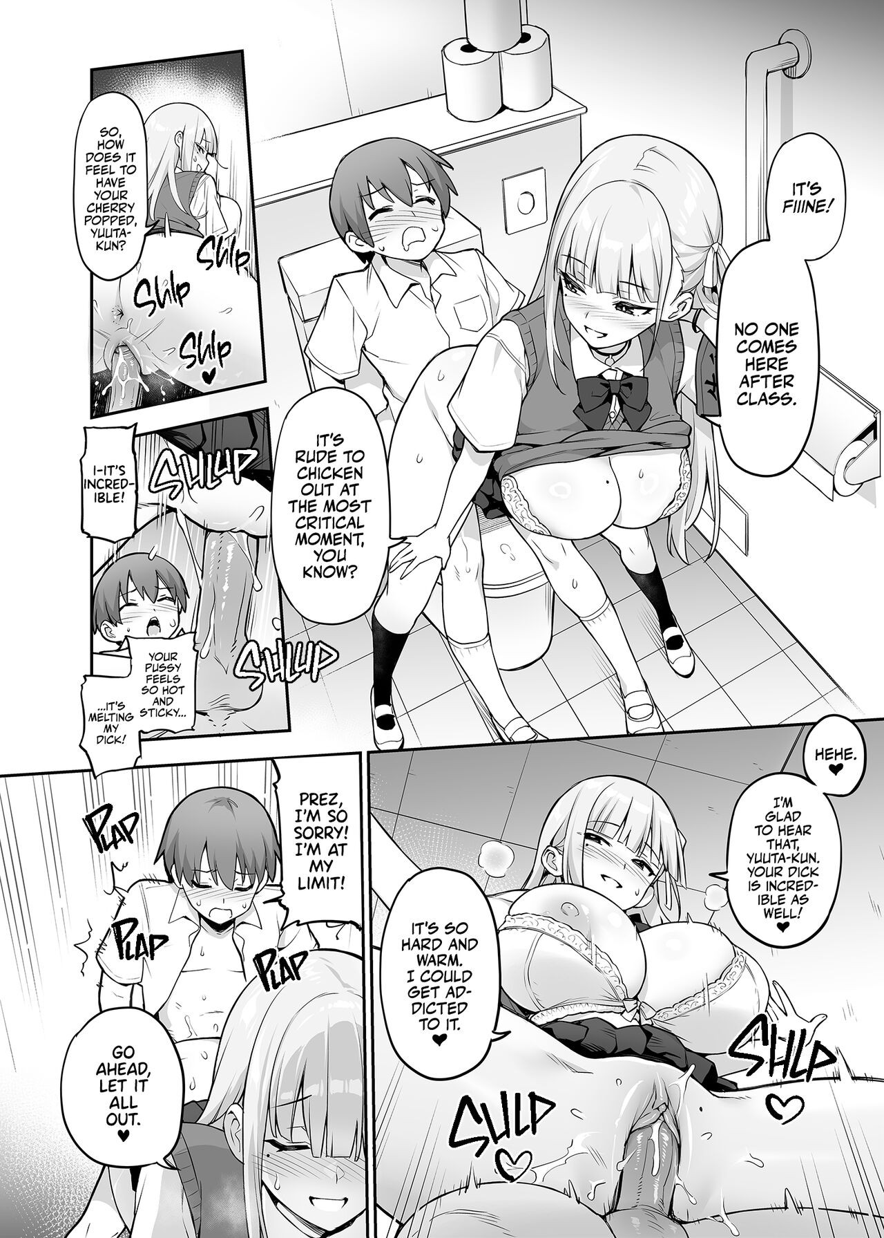 Our Beloved School Prez’s TITS Are Too BIG! Porn Comic english 13