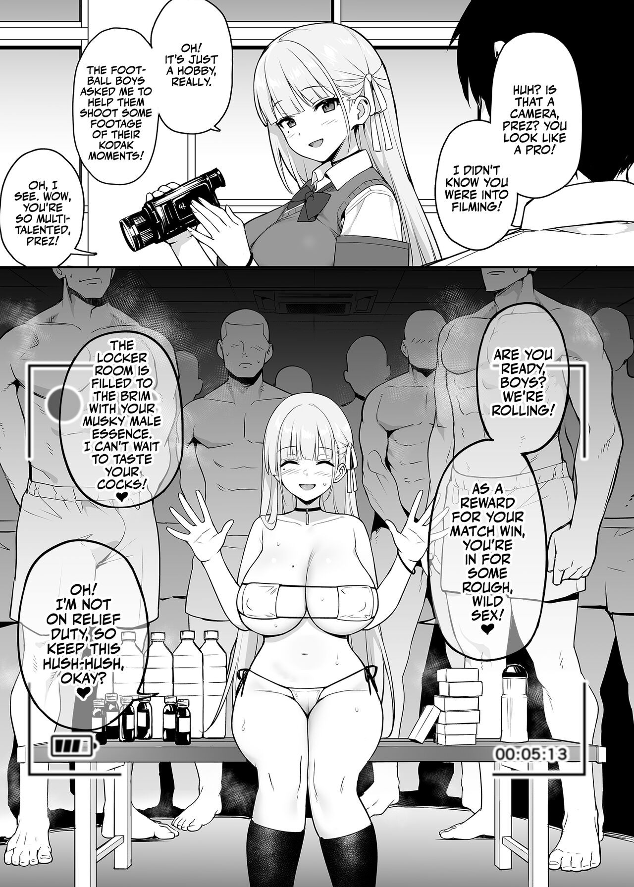 Our Beloved School Prez’s TITS Are Too BIG! Porn Comic english 18