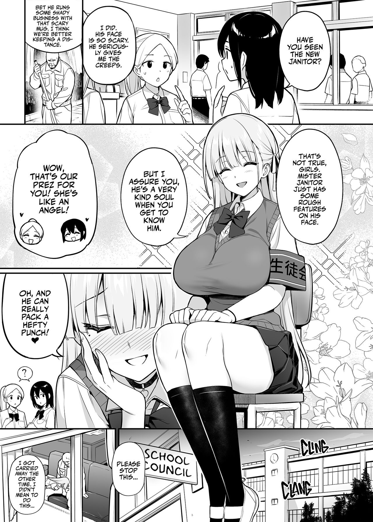 Our Beloved School Prez’s TITS Are Too BIG! Porn Comic english 28