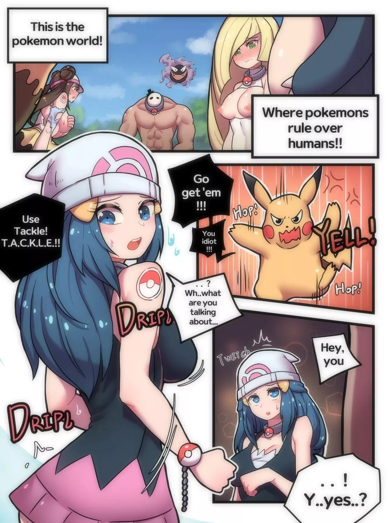 Pokemon World! Porn Comic english 01 - Porn Comic