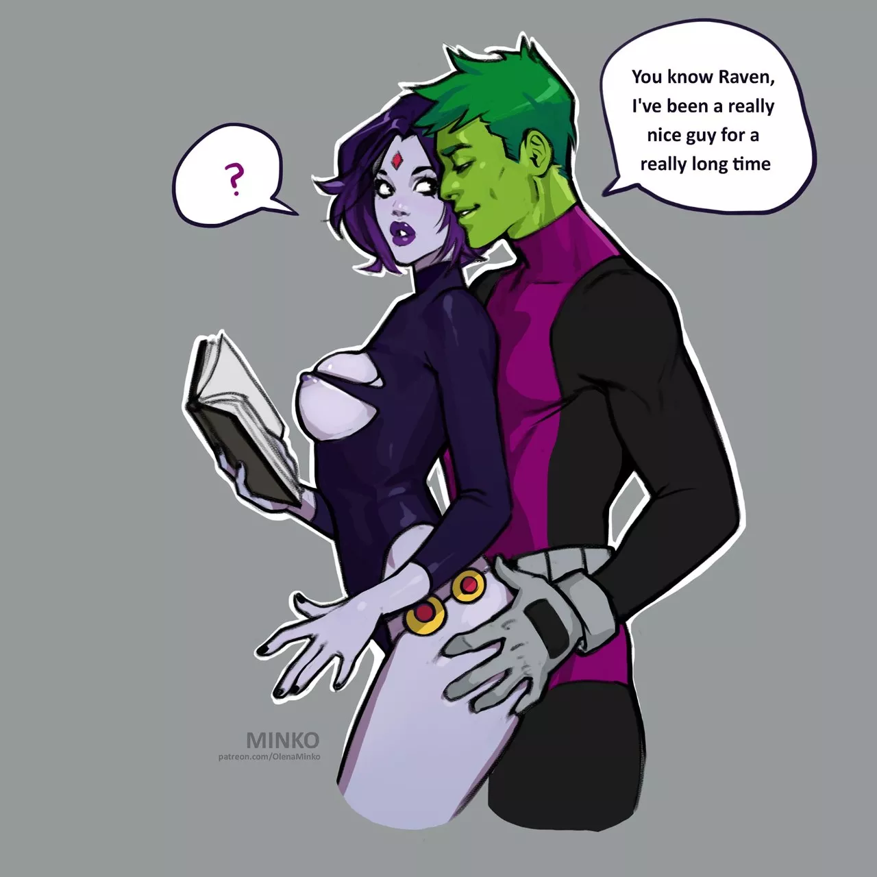 Raven And Beast Boy (Teen Titans) [Olena Minko] - English - Porn Comic