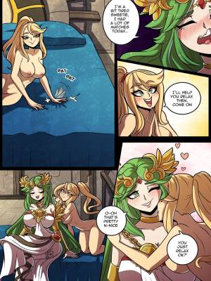 Smash Girls: Samus And Palutena’s Bedroom Smash! Porn Comic english 04