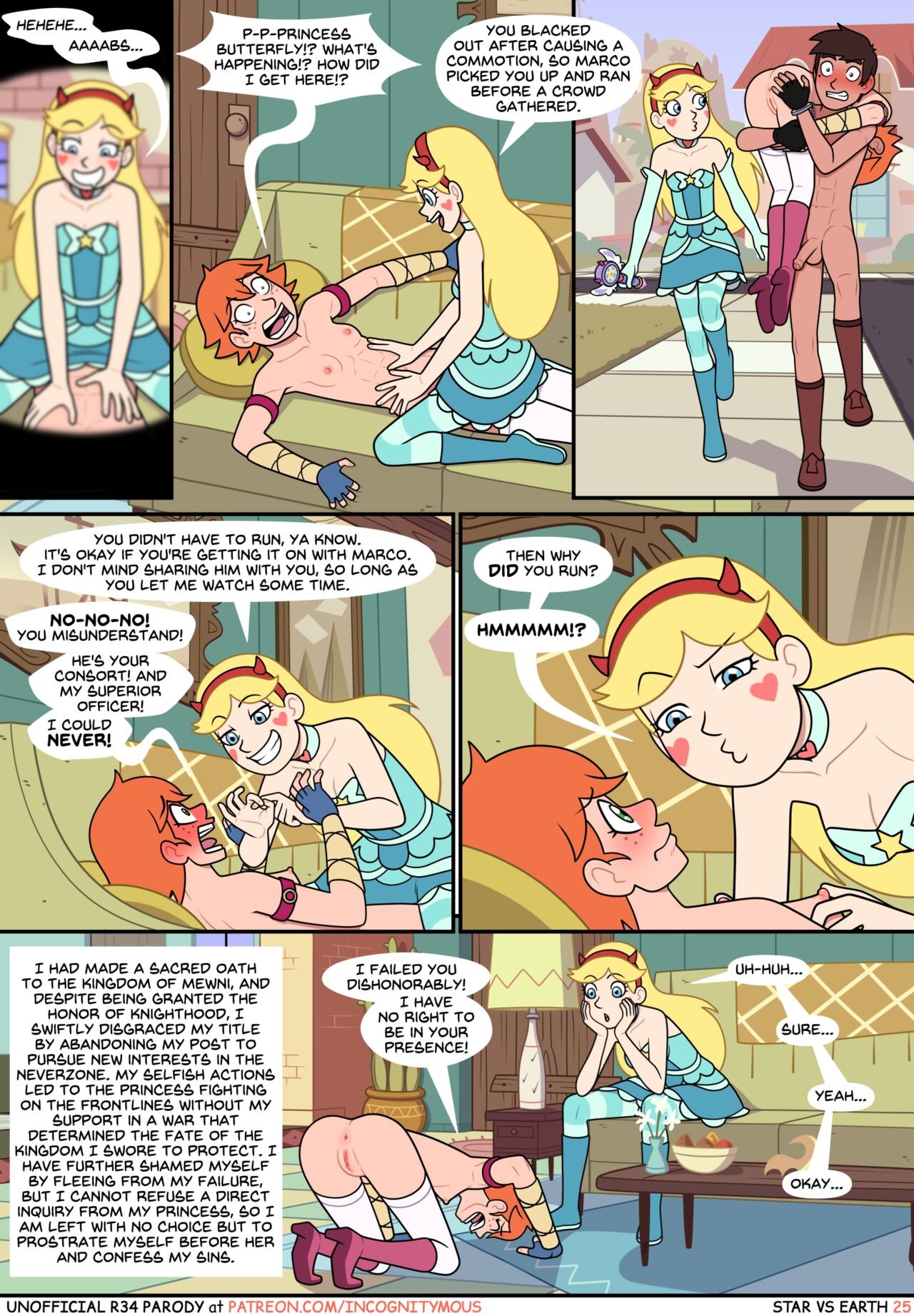 Star vs Earth Porn Comic english 25