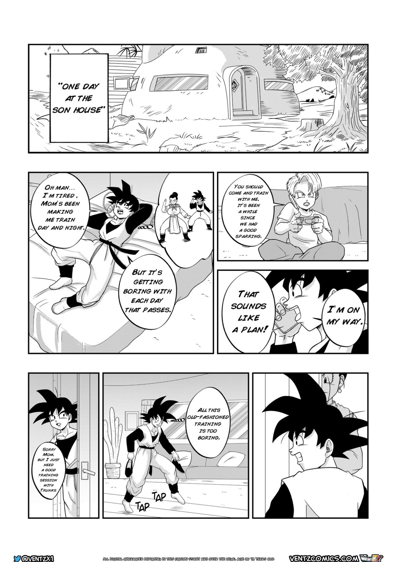 Super Dragon Ball: Eros - Chichi’s Special Training Porn Comic english 02