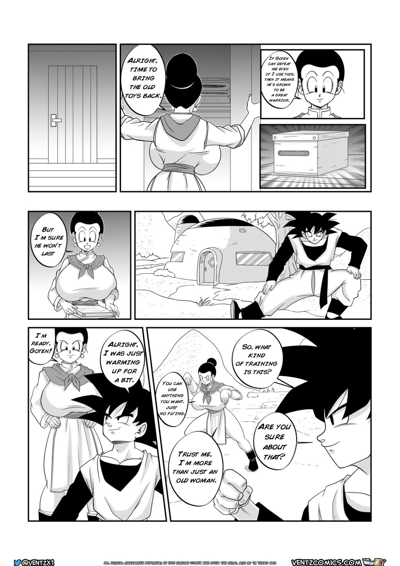 Super Dragon Ball: Eros - Chichi’s Special Training Porn Comic english 04